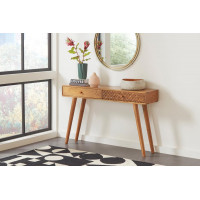 Coaster Furniture 951790 2-drawer Console Table Natural Brown